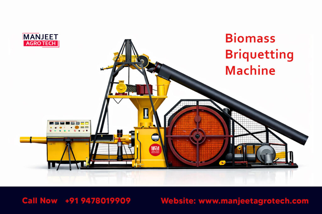 feature of biomass briquetting machine