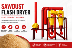 Sawdust Flash Dryer | High Efficiency Flash Dryer for Biomass